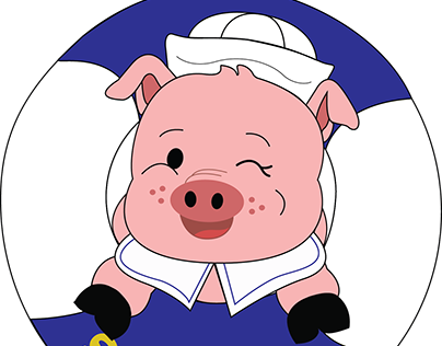 Logo Mock-up - Hamilton Pig