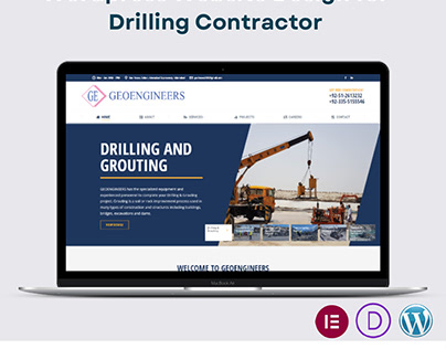 Drilling Contractor Website - Wordpress