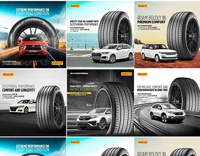 Car Tire Social Media Ads | Instagram Post