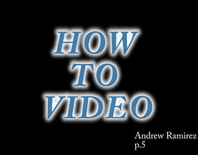 How to video project