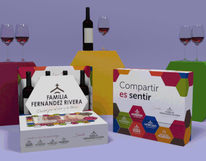 Packaging de vino - Familia Fernández Rivera