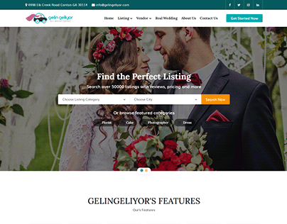 Wedding Directory Website | Web Development