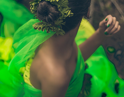 CONCEPTUAL SHOOT Inspired By : "THE GREEN LADY"