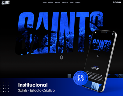 Site Institucional | Saints - Estúdio Criativo