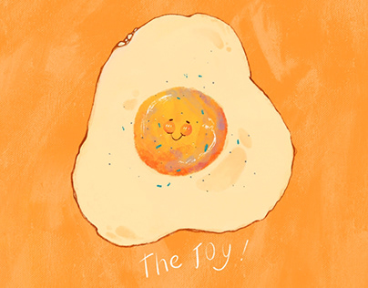 Joyfull little egg
