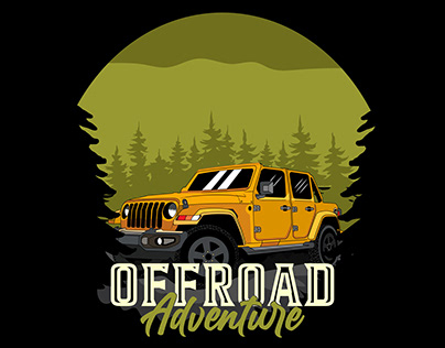 Off-road Adventure T-shirt Design