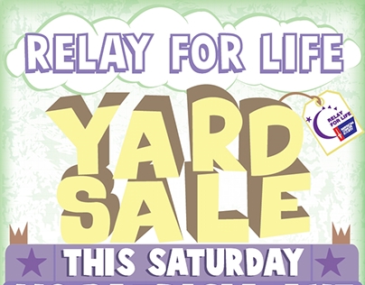 Relay for Life Yard Sale Flyer