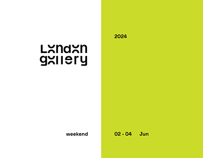 London Gallery Weekend visual identity