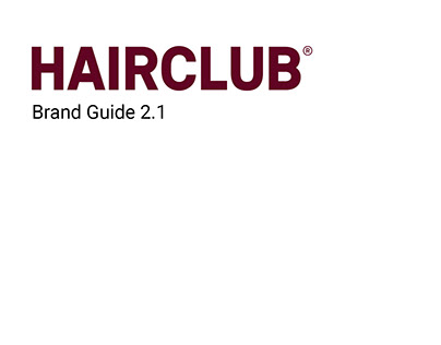 HairClub Brand Guide 2.1
