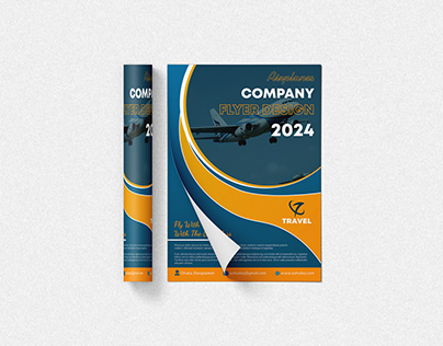 professional Airplanes Flyer Design