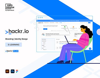 Hackr & Hackr Plus - Branding | Visual Identity Design