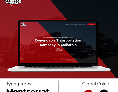 Cabezon Transport, LLC - Website Design