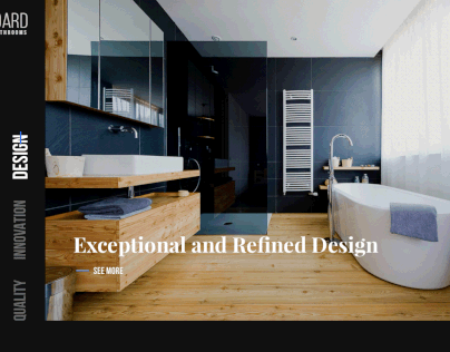 Luxury Bathrooms - UI Concept