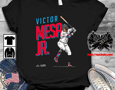Victor Mesa Jr. Miami Marlins Baseball T-shirt