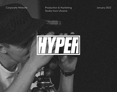 Hyper Production Website Design
