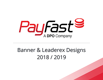 PayFast: Banner & Leaderex Designs 2018 / 2018