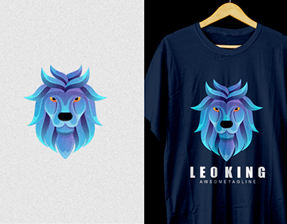 lion colorful logo