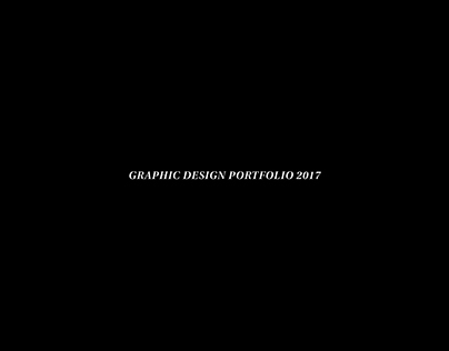 GRAPHIC DESIGN PORTFOLIO (2017)