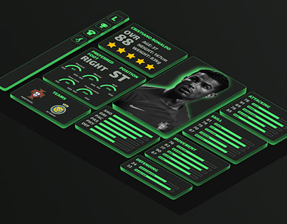 Database Football FIFA Web App Mobile Design UI