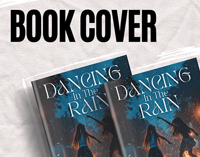 Dancing In The Rain Book Cover Design Mockup