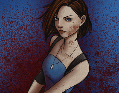 Fanart of Jill Valentine from Resident Evil