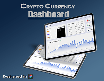 Crypto Currency Dashboard Design UI UX