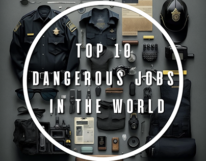 Top 10 dangerous jobs in the world (Knolling Style)