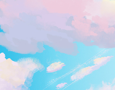 Pastel clouds