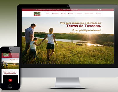Website Terras de Toscana