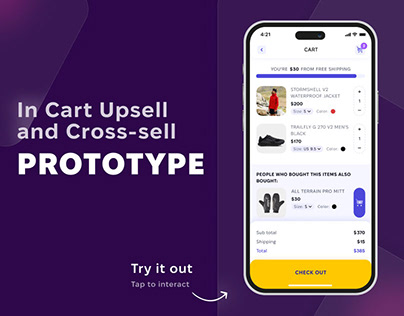 Prototype In Cart Upsell and Cross-sell