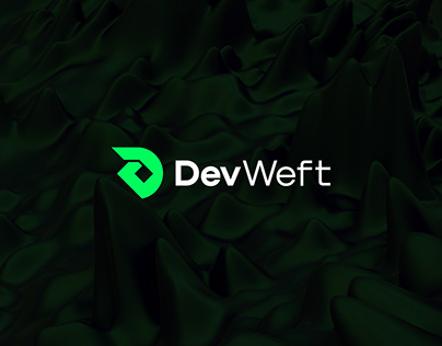 DevWeft Website Development Agency Logo Design (Unused)