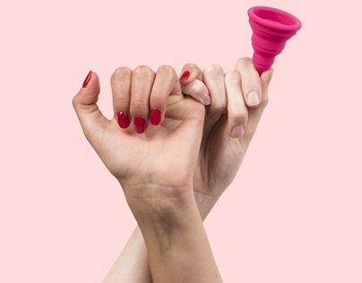 Menstrual cup ads