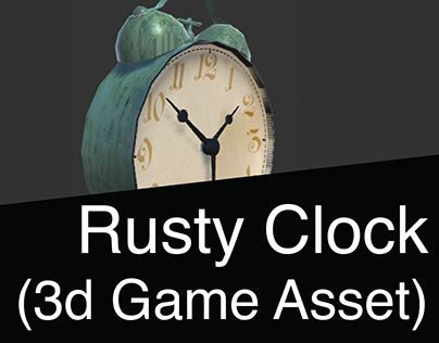 Rusty Clock (3d Model)