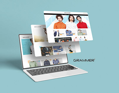 Grammer Fashion Web UI/UX Design