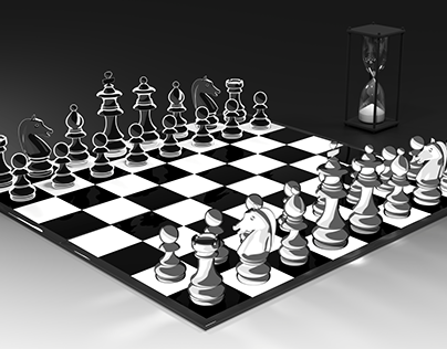 The immortal game (3D chess set) on Behance
