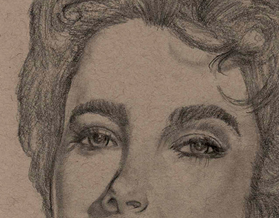 Elizabeth Taylor Portrait