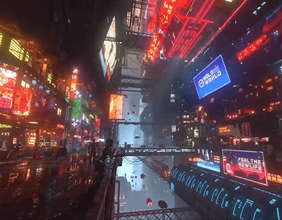 Futuristic City - 3D Environment