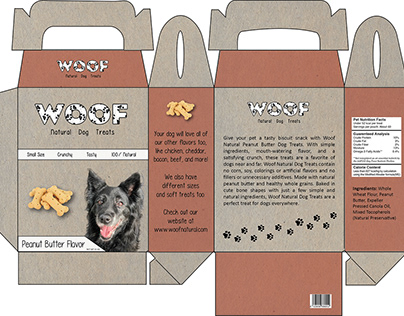 Dog Treats Package Design