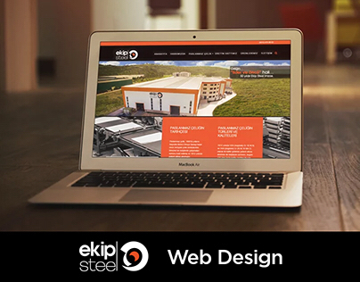 Ekip Steel Web Design