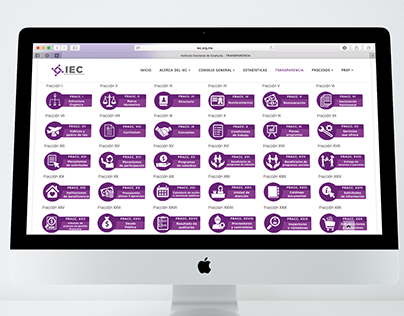Iconos web IEC