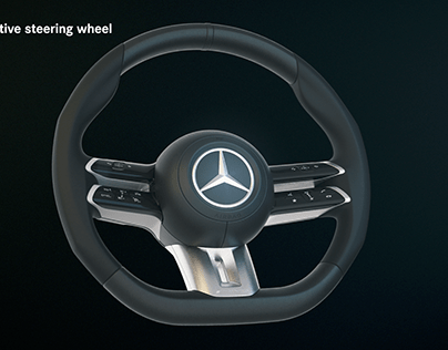 Steering Wheel Animation // Mercedes