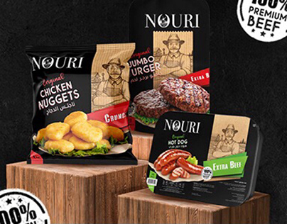 NOURI - Processed Range Packaging Design