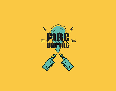 Fire Vaping. Logo.