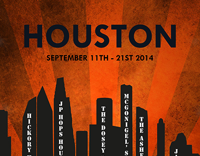 Houston Tour Poster