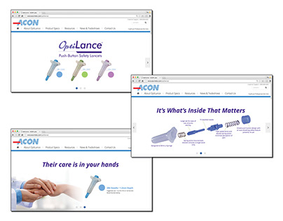 ACON Website OptiLance Landing Page