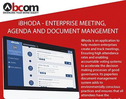 iBhoda - Enterprise Meeting Management App