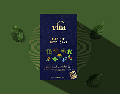 Vita | Herbal Tea Packaging Design |Çay Ambalaj Tasarım