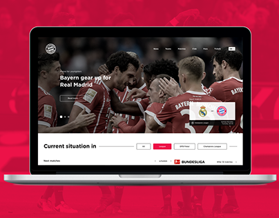 Bayern Munich | Website Concept