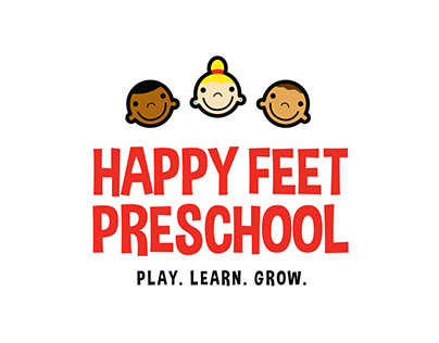 Happy Feet Preschool - Logo Design