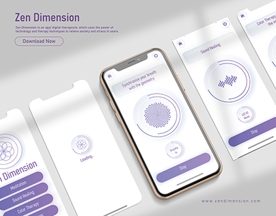 Zen Dimension (App Design Concept)
